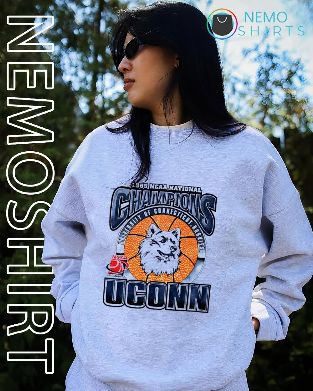 University of Connecticut Huskies Uconn 1999 NCAA National Champions shirt