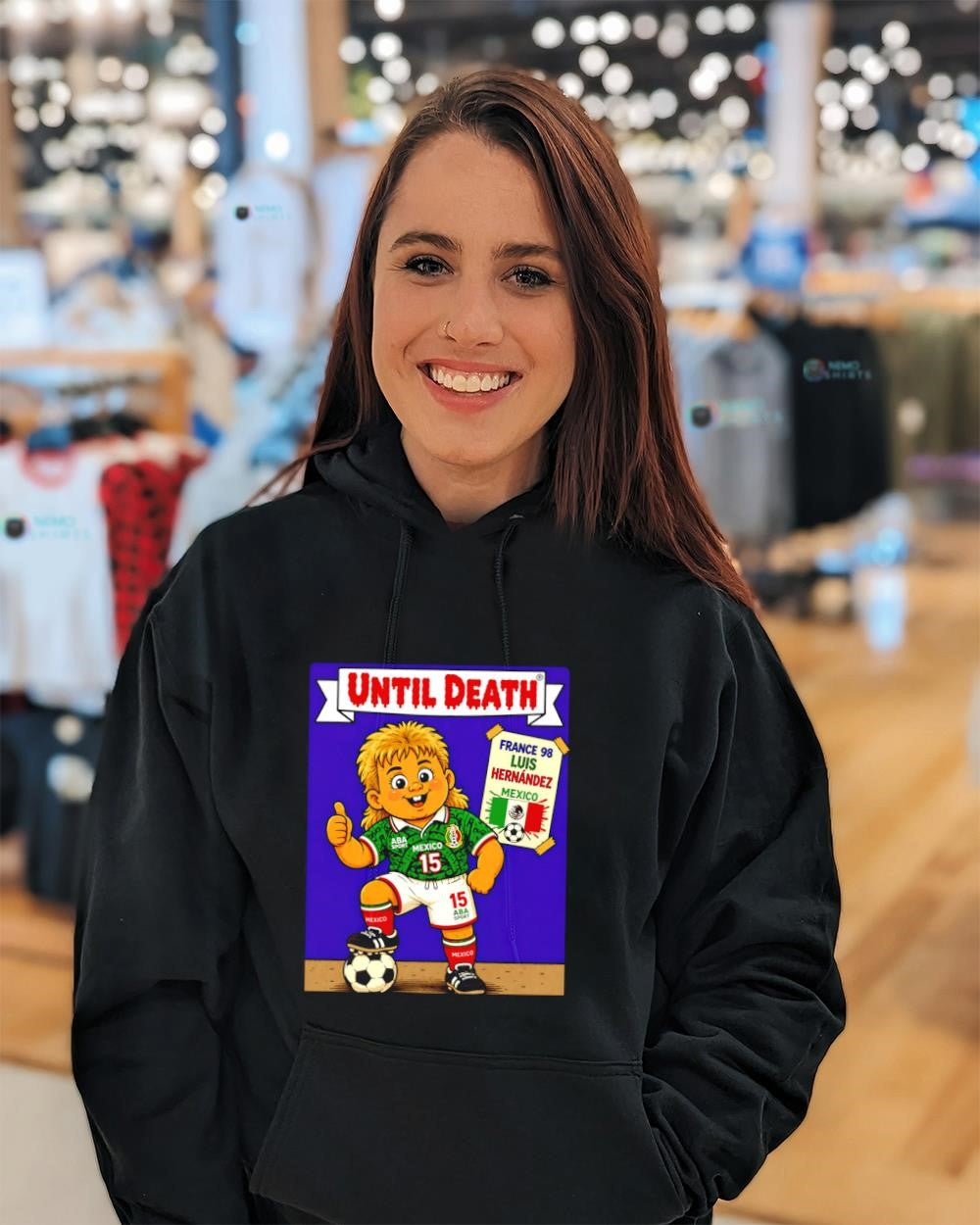 Until Death Luis Hernández France 98 Mexico FIFA World Cup shirt