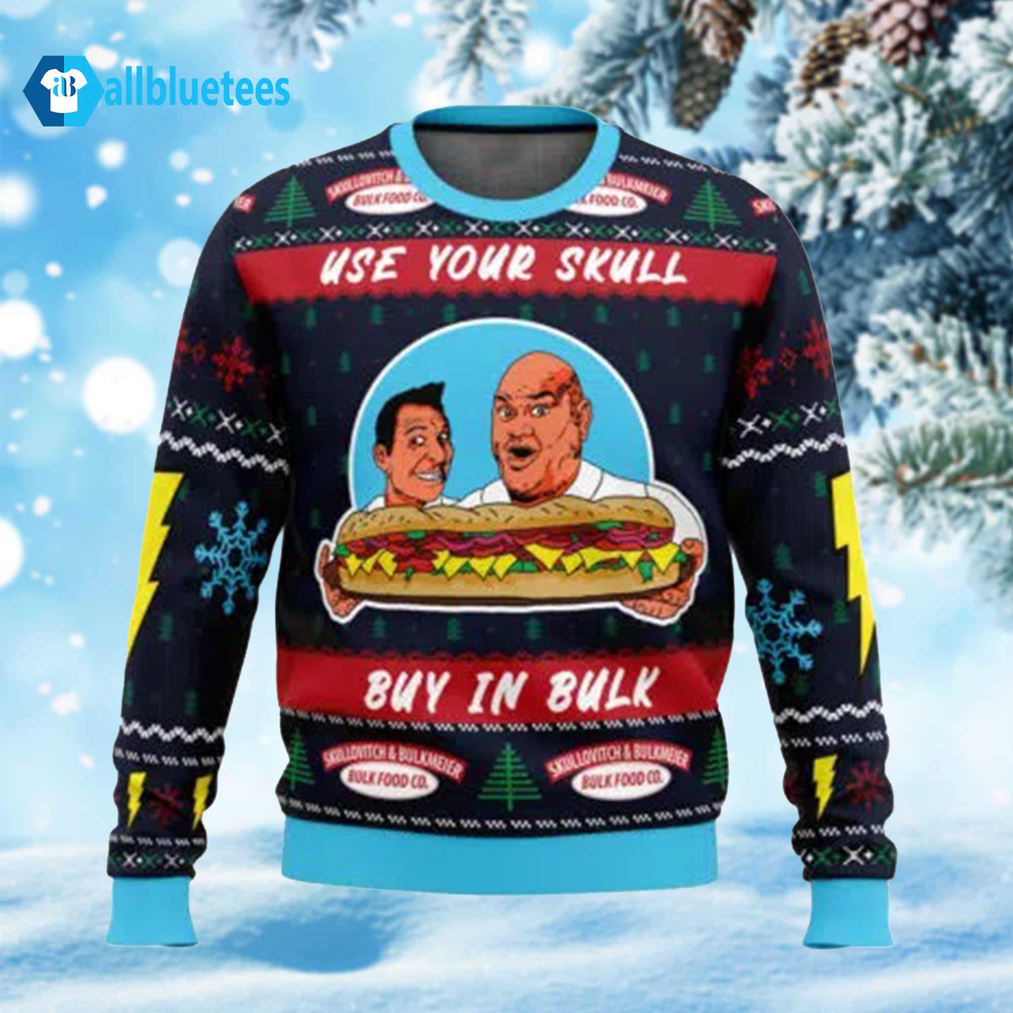 Use Your Skull Buy In Bulk Ugly Christmas Sweater