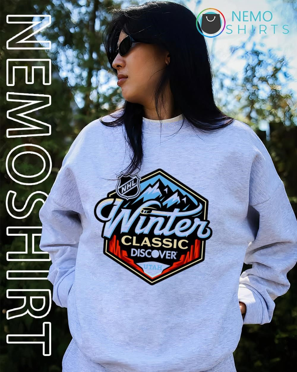 Utah Mammoth 2027 Discover NHL Winter Classic Discover logo shirt