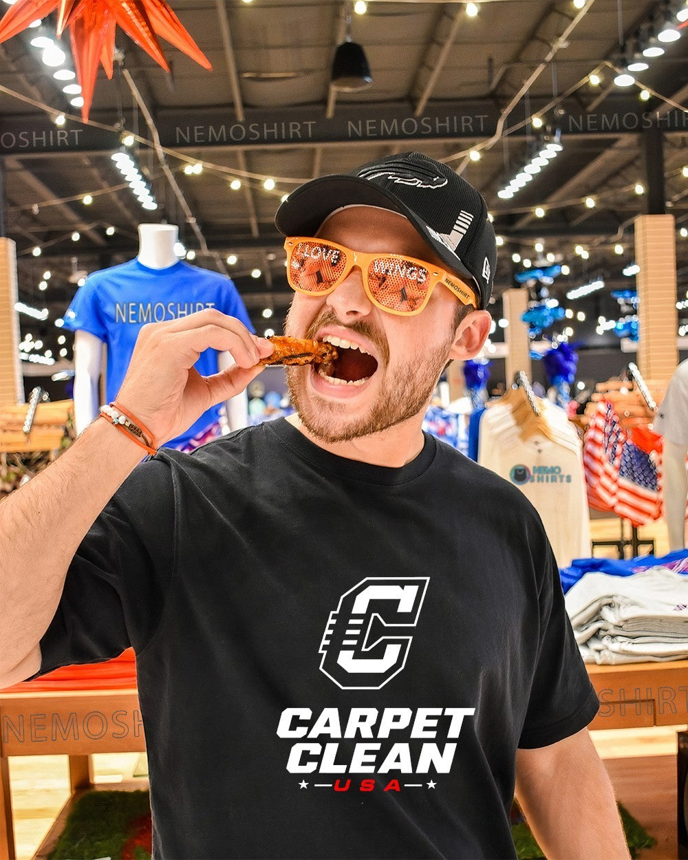 Carpet Clean USA company logo shirt