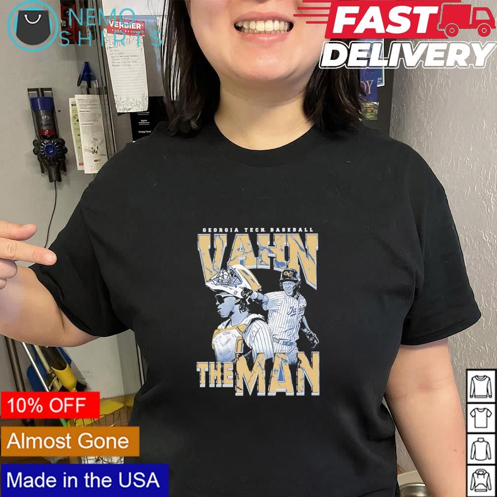 Vahn Lackey Vahn the Man Georgia Tech Yellow Jackets baseball shirt