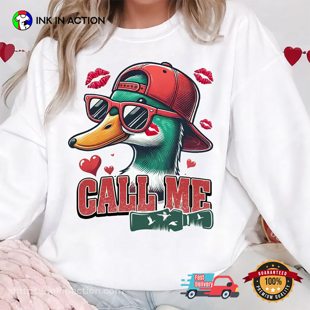 Valentines Leopard Duck Hunting T-shirt