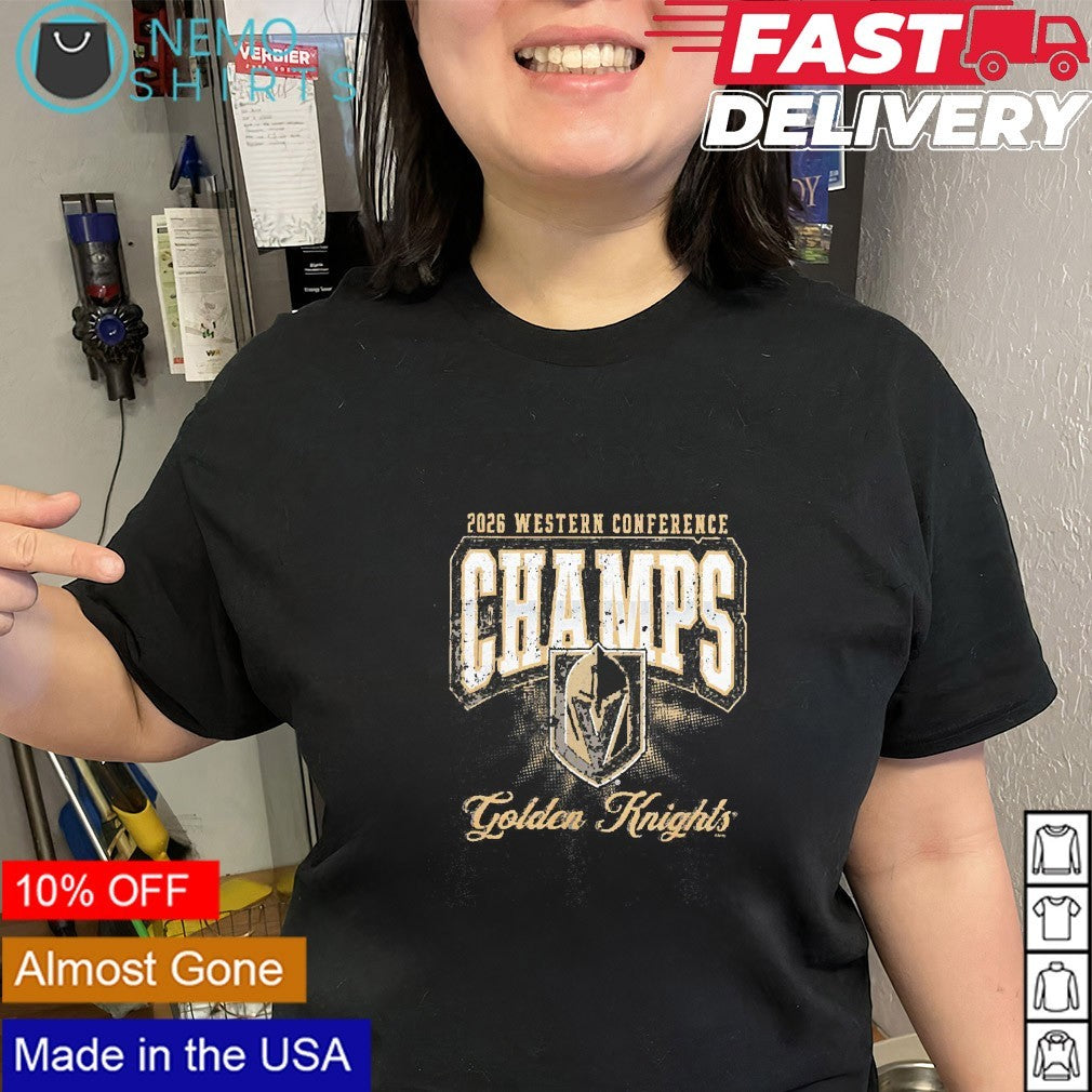 Vegas Golden Knights 2026 NHL Western Conference champs shirt