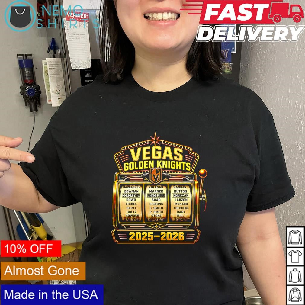 Vegas Golden Knights Stanley Cup 2025-2026 hockey shirt