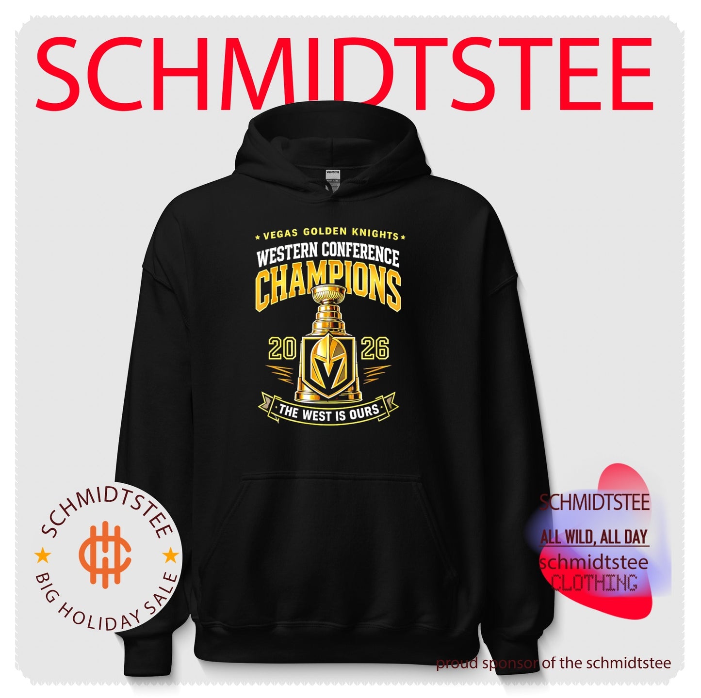 Vegas Golden Knights Western Conference Champions 2026 The West is ours trophy shirt