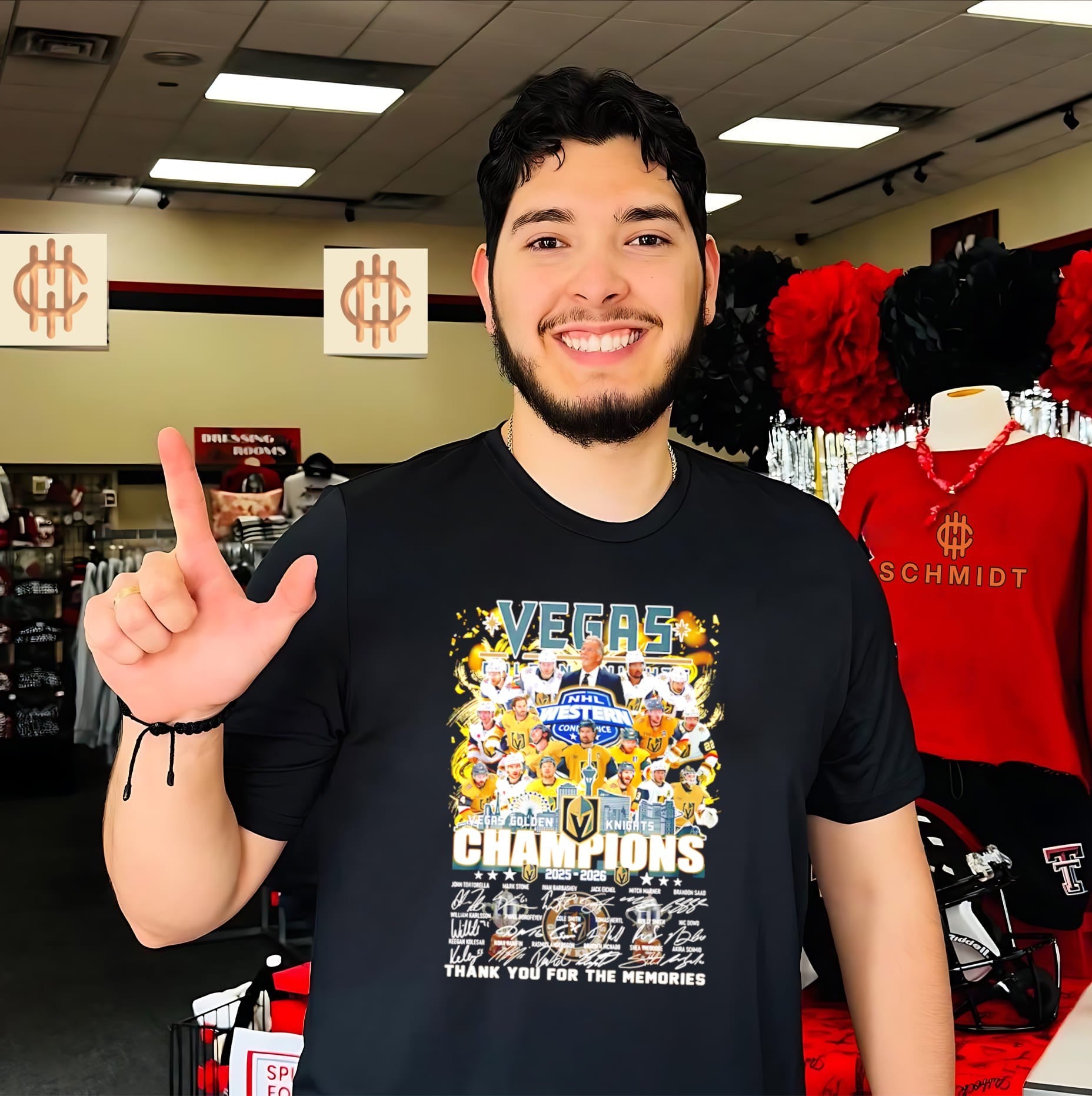 Vegas Golden Knights Western Conference Champions 2026 thank you for the memories shirt
