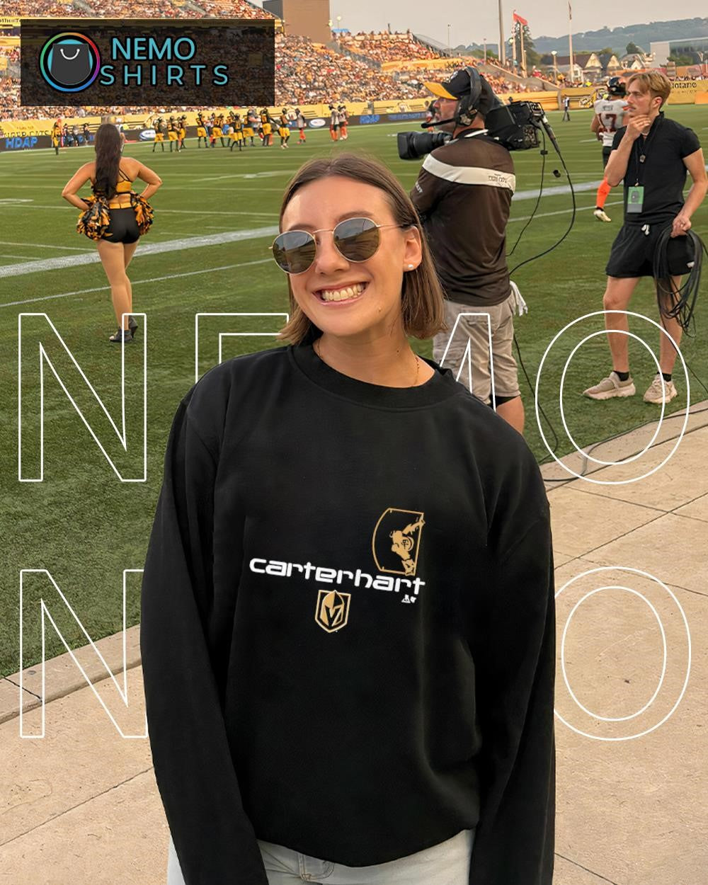 Vegas Golden Knights carter hart goalie logo shirt