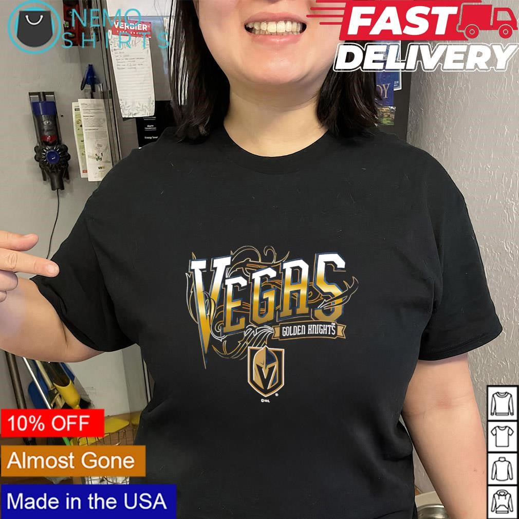 Vegas Golden Knights hometown graphic logo shirt
