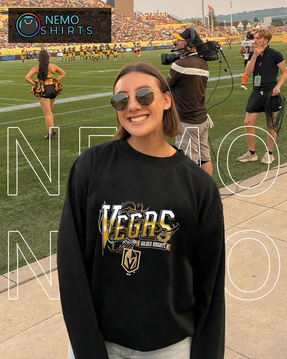 Vegas Golden Knights hometown graphic logo shirt