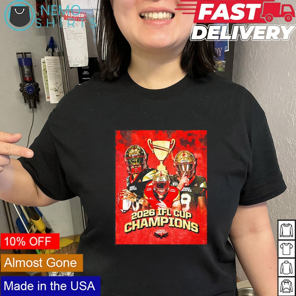 Vegas Knight Hawks 2026 IFL cup champions shirt