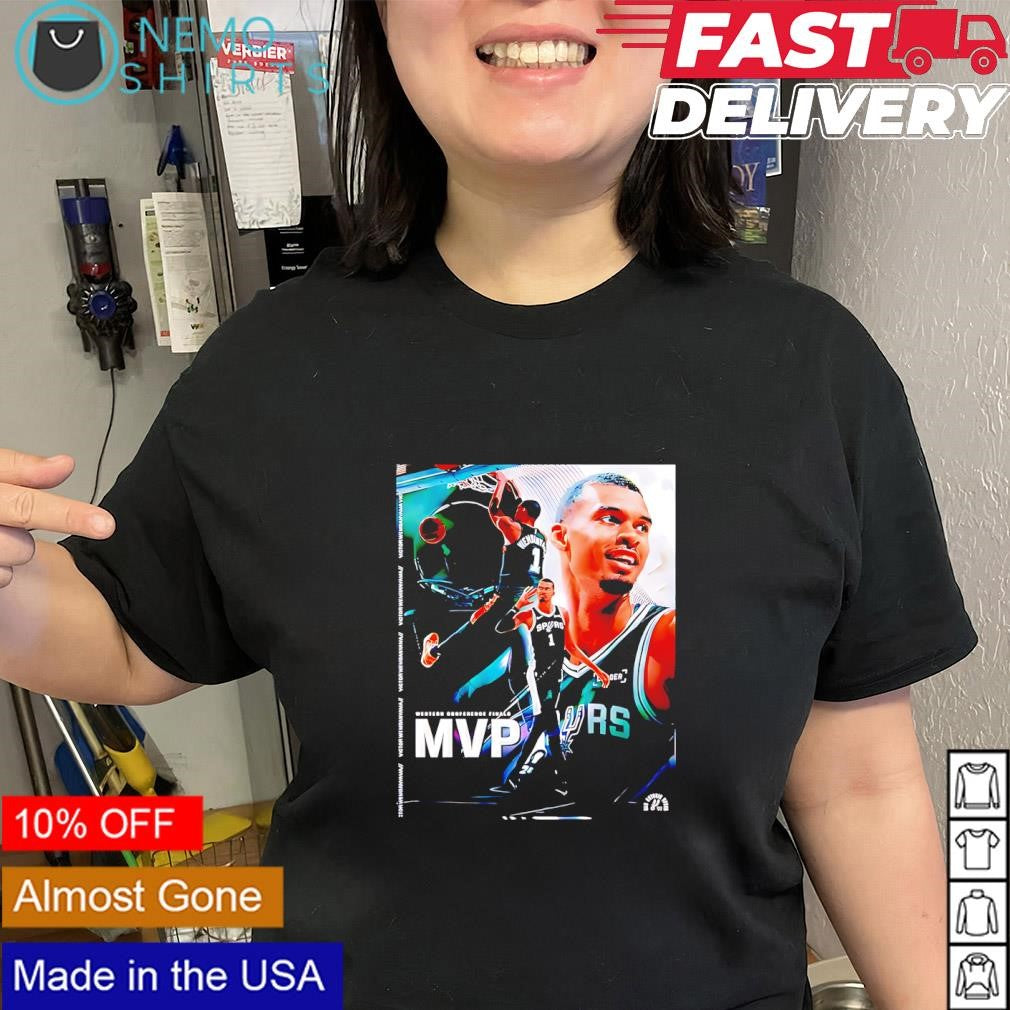 Victor Wembanyama San Antonio Spurs 2026 NBA Western Conference Finals MVP shirt