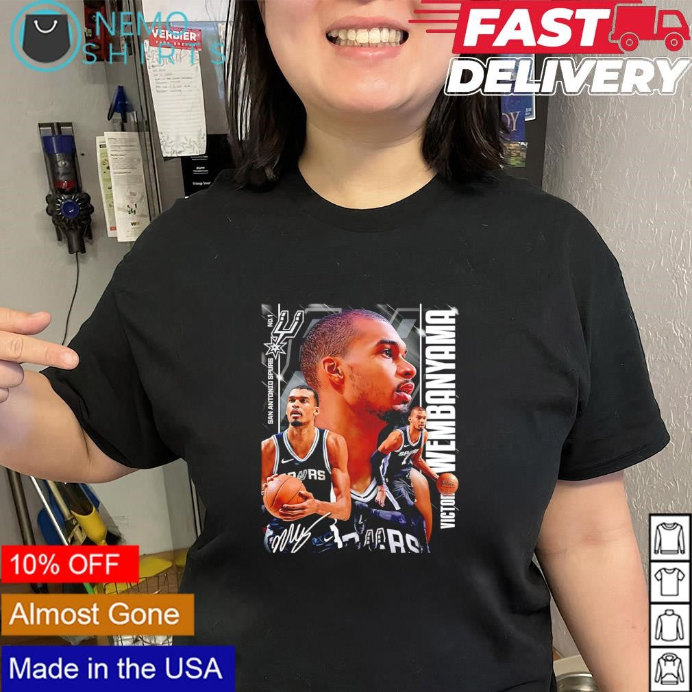 Victor Wembanyama San Antonio Spurs No.1 overall signature shirt