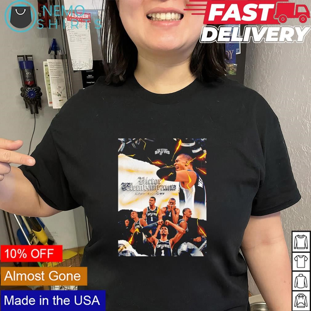 Victor Wembanyama Wemby’s Attack on Titan celebration shirt