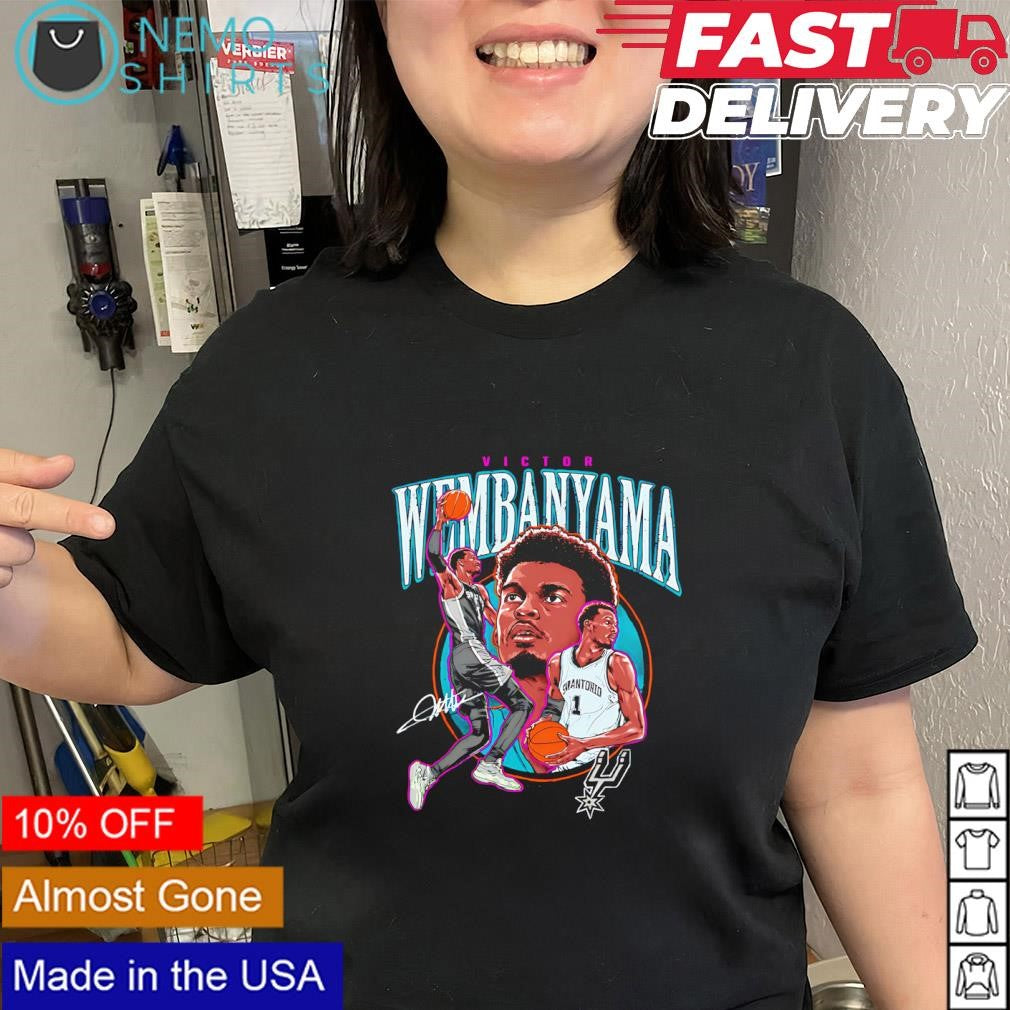 Victor Wembanyama the Spurs Game 1 Finals signature shirt