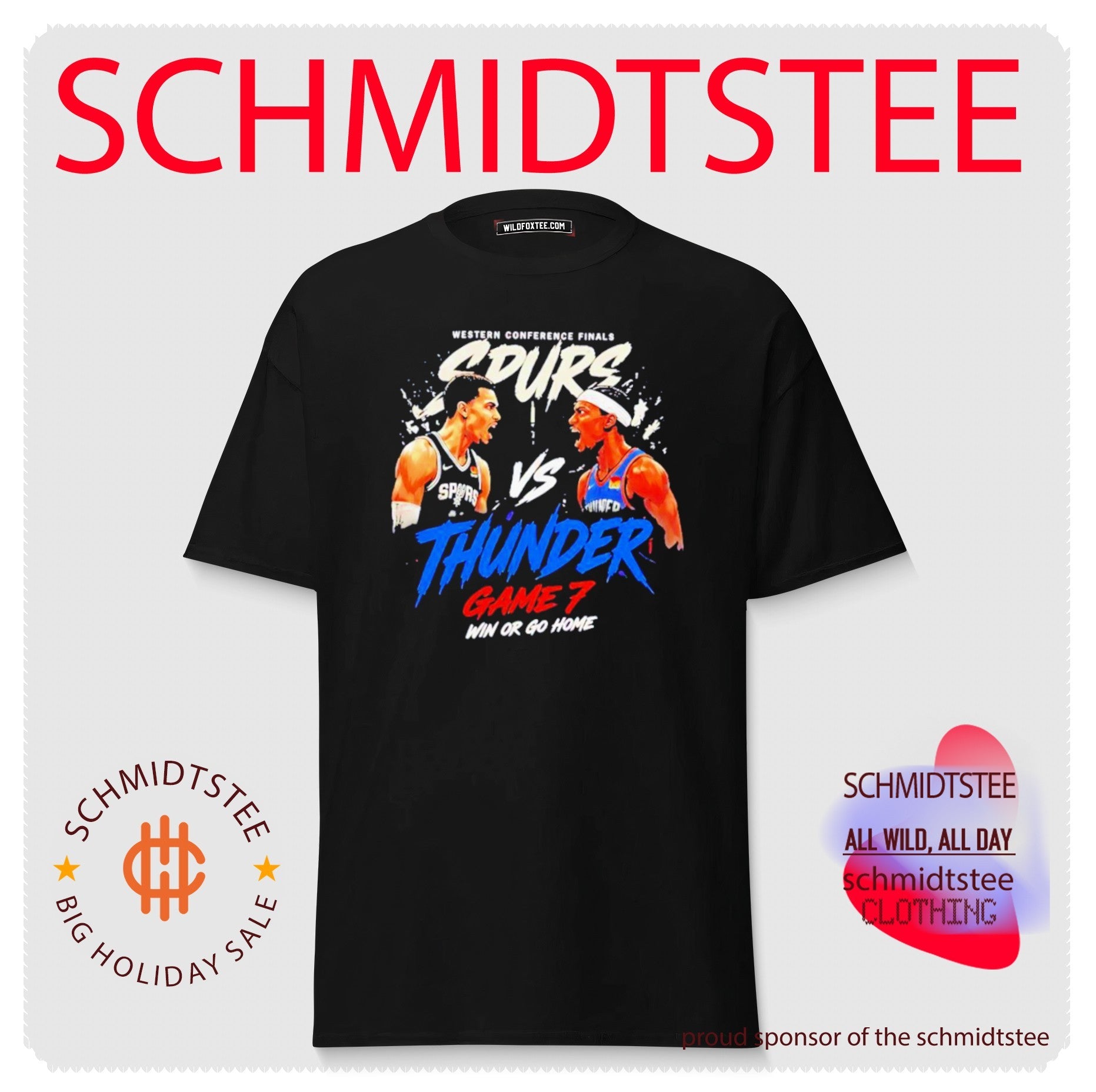 Victor Wembanyama vs Shai Gilgeous-Alexander NBA Game 7 Western Conference Finals shirt