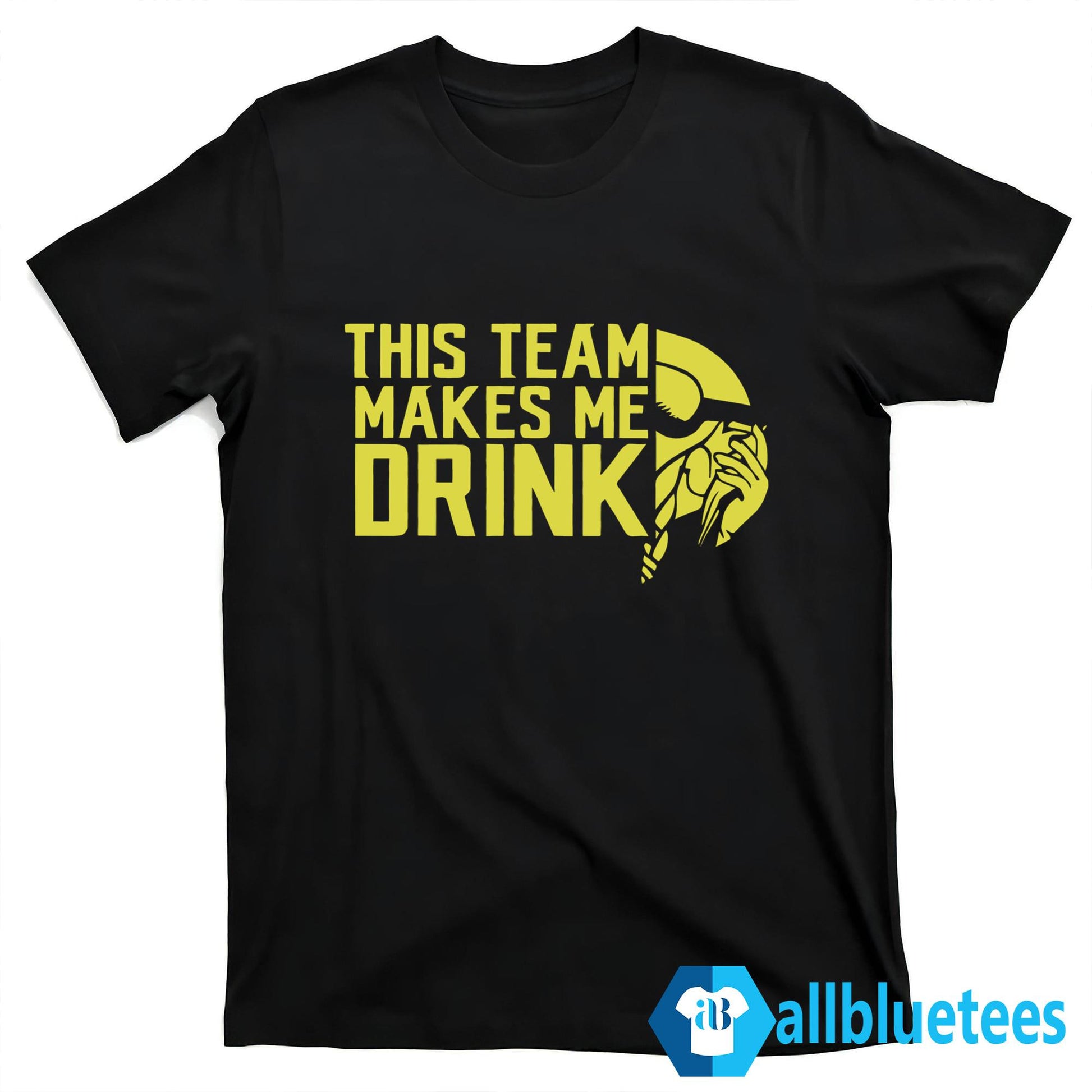 Vikings This Team Makes Me Drink Shirt