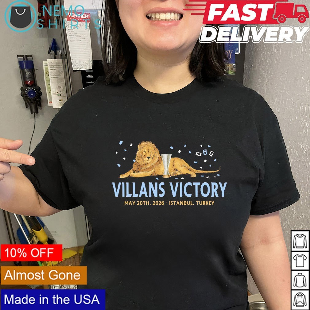 Villans victory Aston Villa 2026 Istanbul Turkey shirt