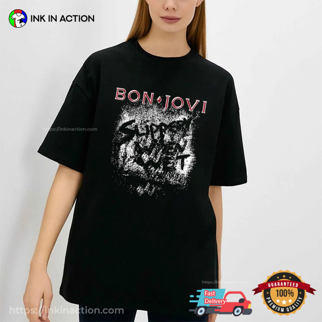 Vintage Bon Jovi Slippery When Wet T-Shirt