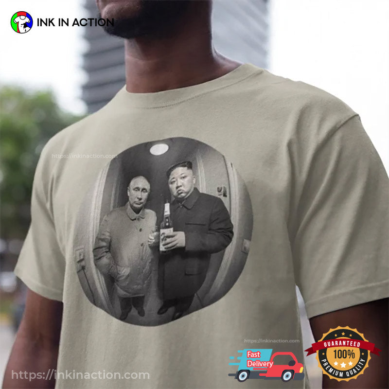 Vintage Kim Jong Un And Vladimir Putin Unisex T-shirt