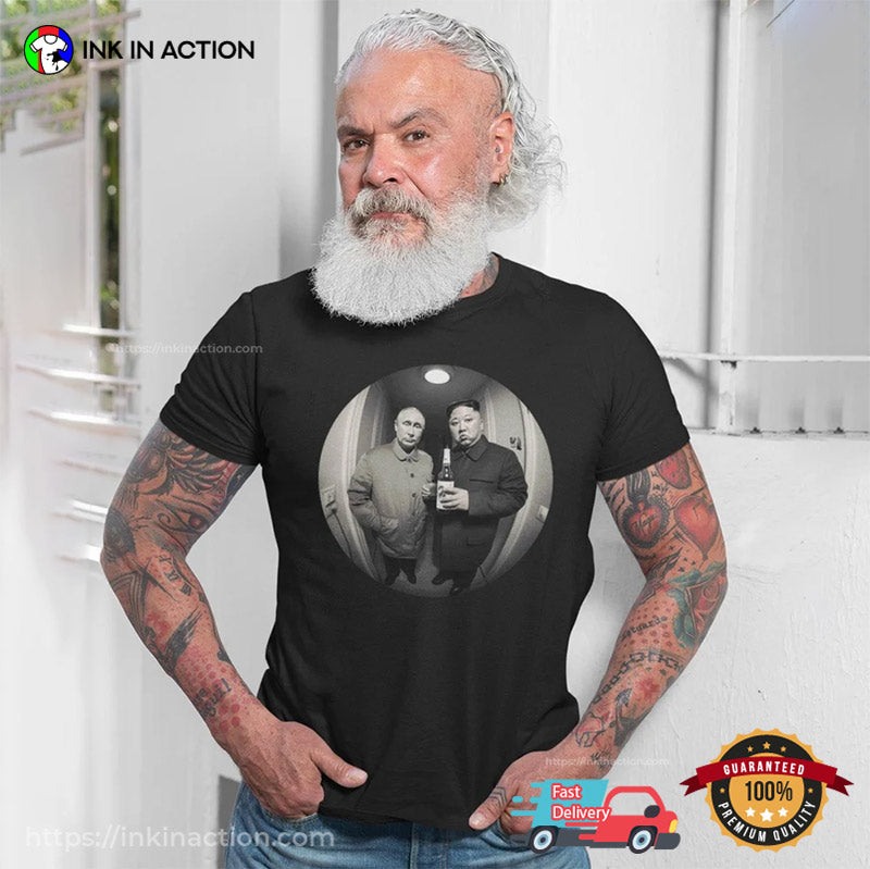 Vintage Kim Jong Un And Vladimir Putin Unisex T-shirt