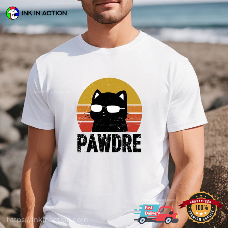 Vintage Pawdre Cat Dads T-shirt
