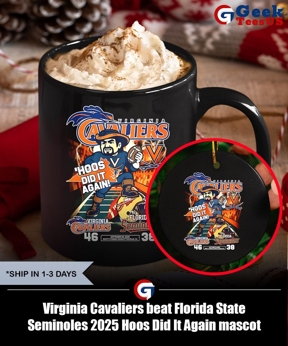 Virginia Cavaliers beat Florida State Seminoles 2025 Hoos Did It Again mascot shirt