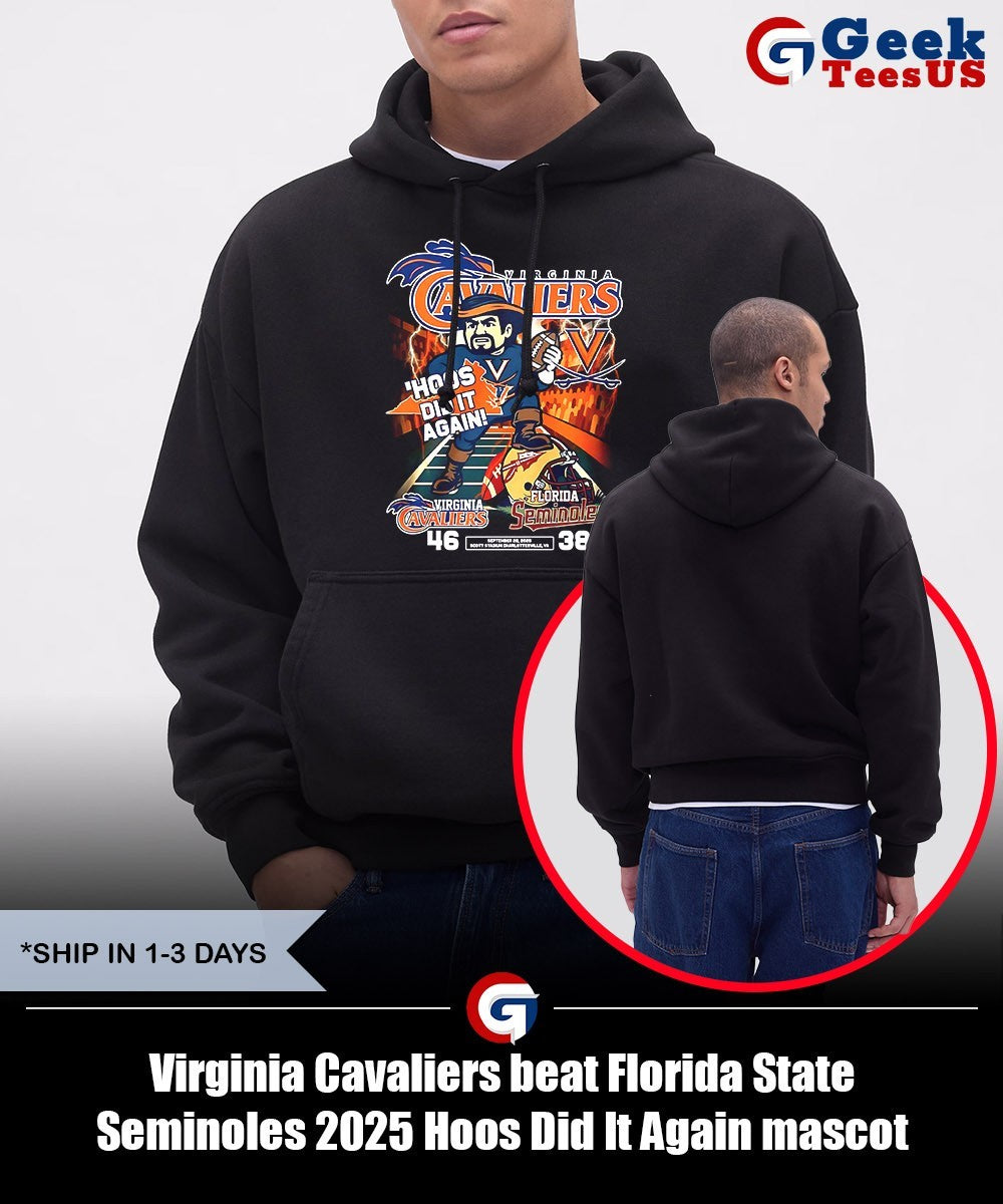 Virginia Cavaliers beat Florida State Seminoles 2025 Hoos Did It Again mascot shirt