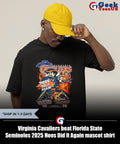 Virginia Cavaliers beat Florida State Seminoles 2025 Hoos Did It Again mascot shirt