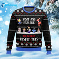 Visit And Explore The Island Of Misfit Toys Ugly Christmas Sweater