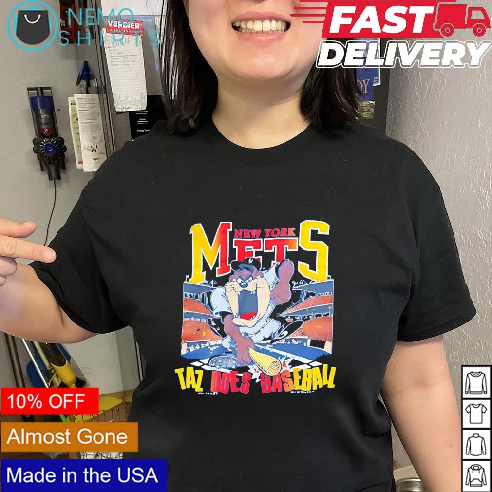 Taz Does Baseball New York Met player shirt