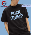 Volodymyr Zelensky wearing fuck Trump shirt