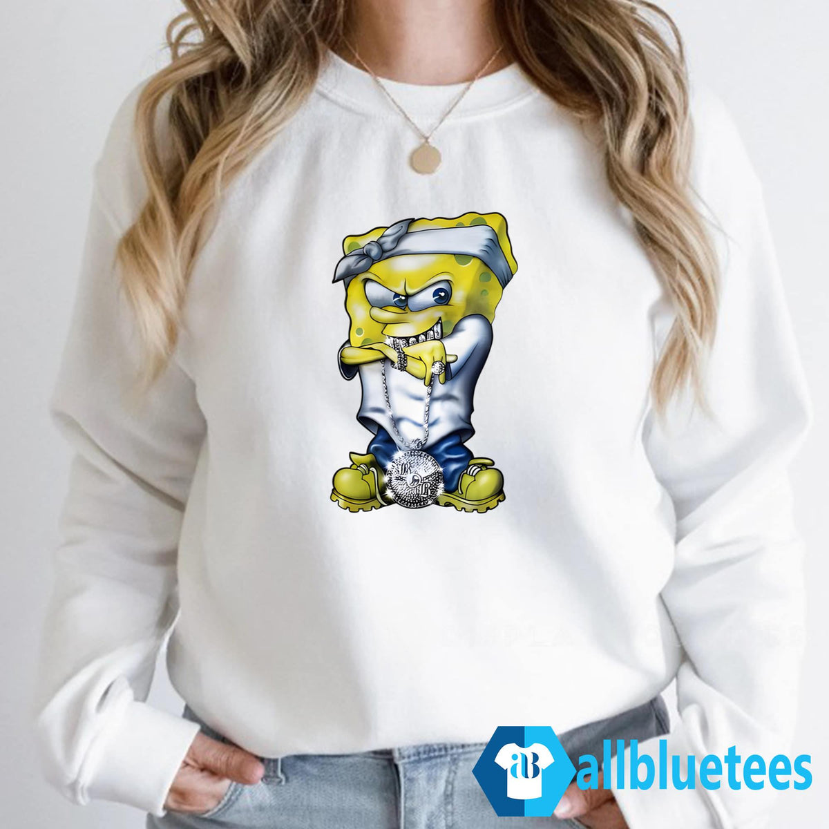 Vintage Gangsta Ghetto SpongeBob Shirt