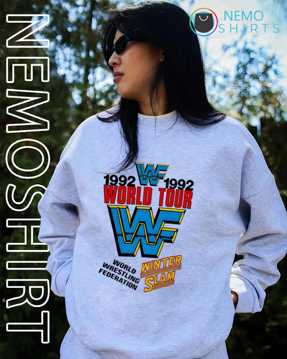WWF World Tour 1992 Winter Slam shirt