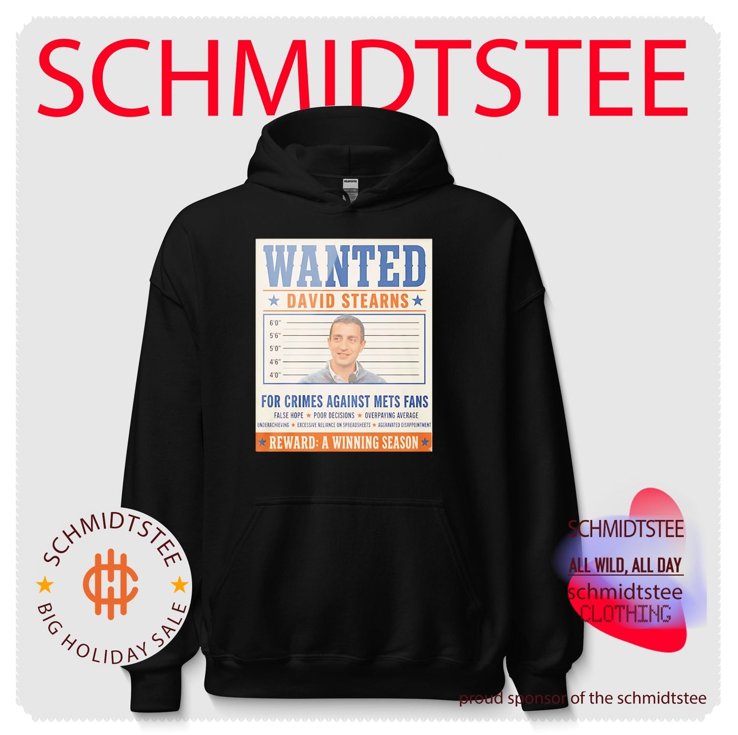 Wanted David Stearns For Crimes Against Mets Fans shirt