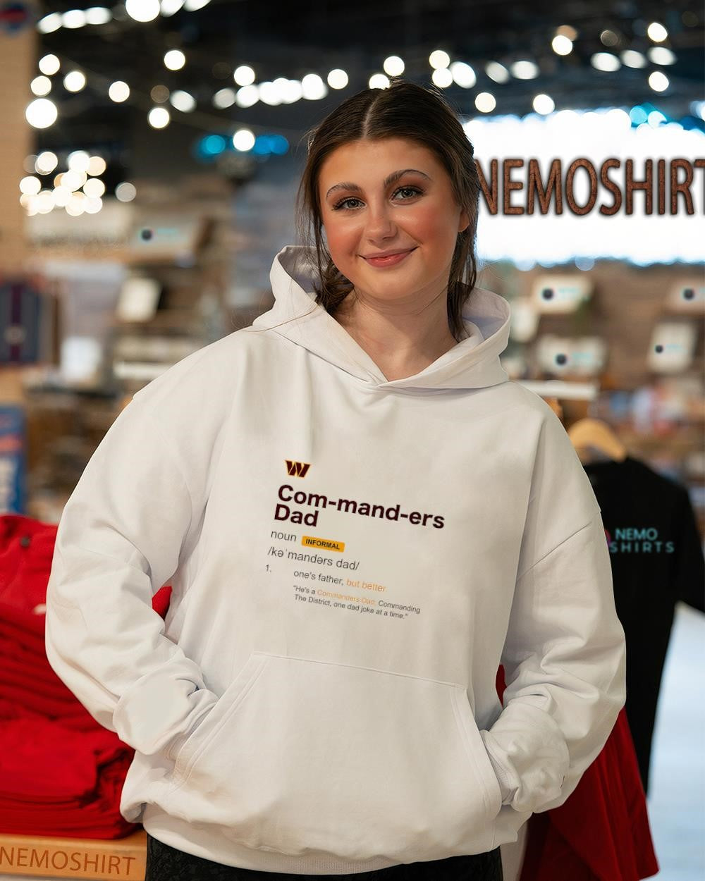 Washington Commanders Dad definition noun shirt