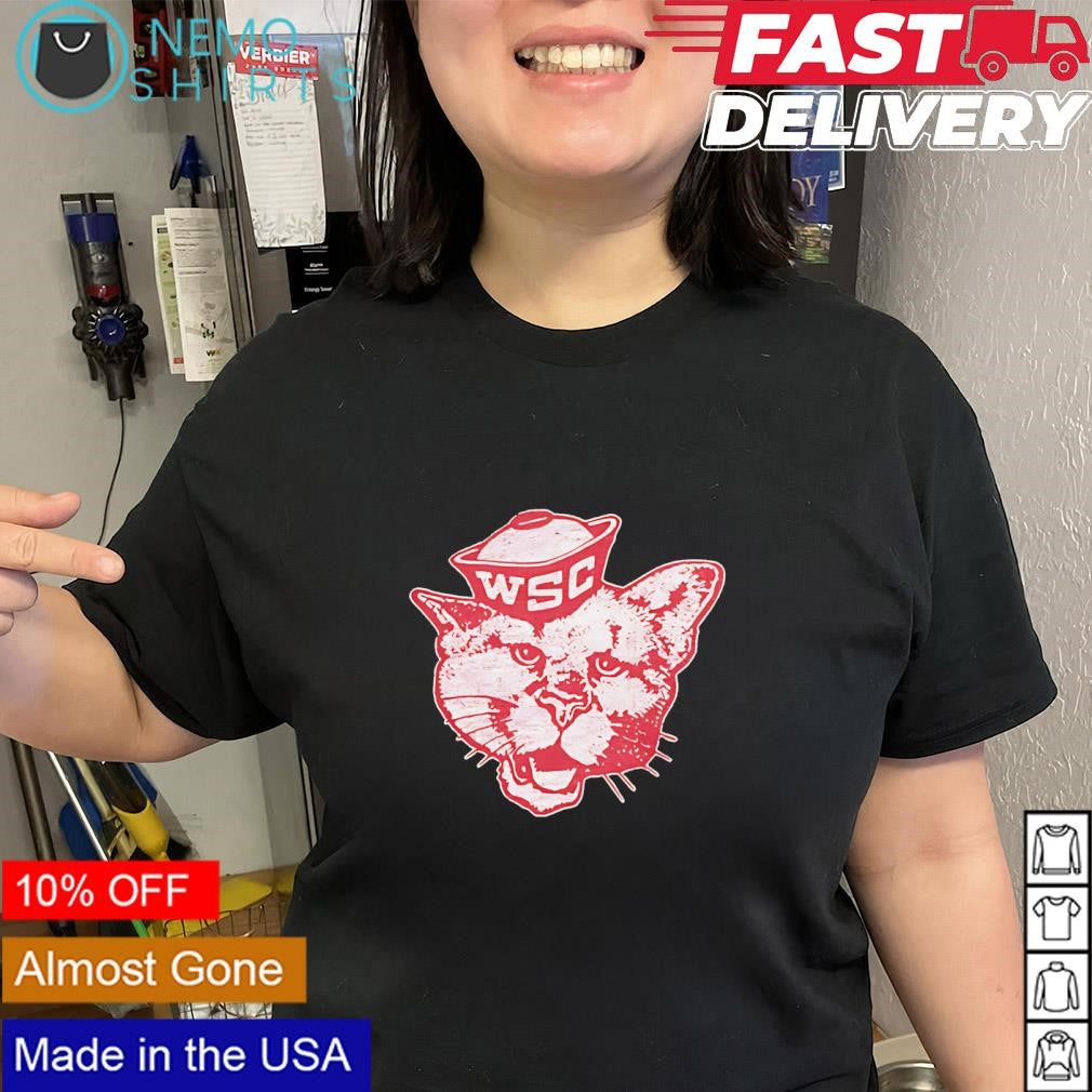 Washington State Cougars mascot graphic shirt