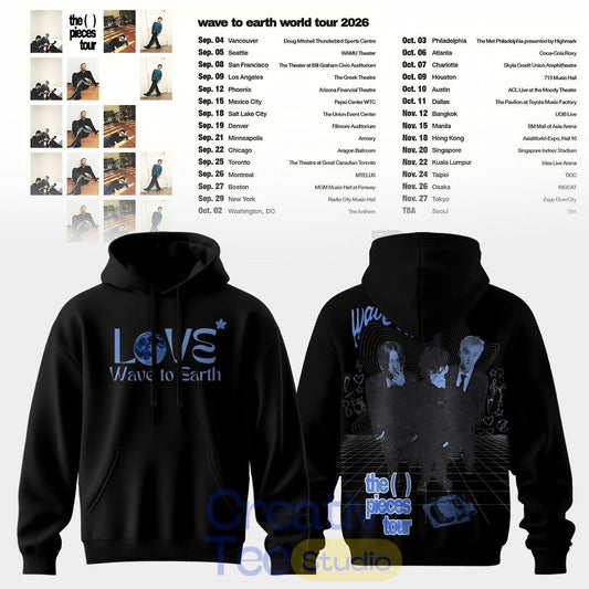 Wave to Earth The Pieces Tour 2026 Love & Pieces Special Tee Hoodie