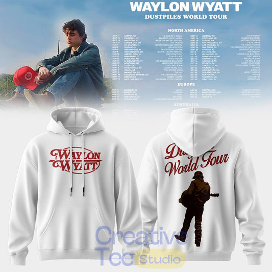 Waylon Wyatt Dustpiles World Tour 2026 Special Tee Hoodie