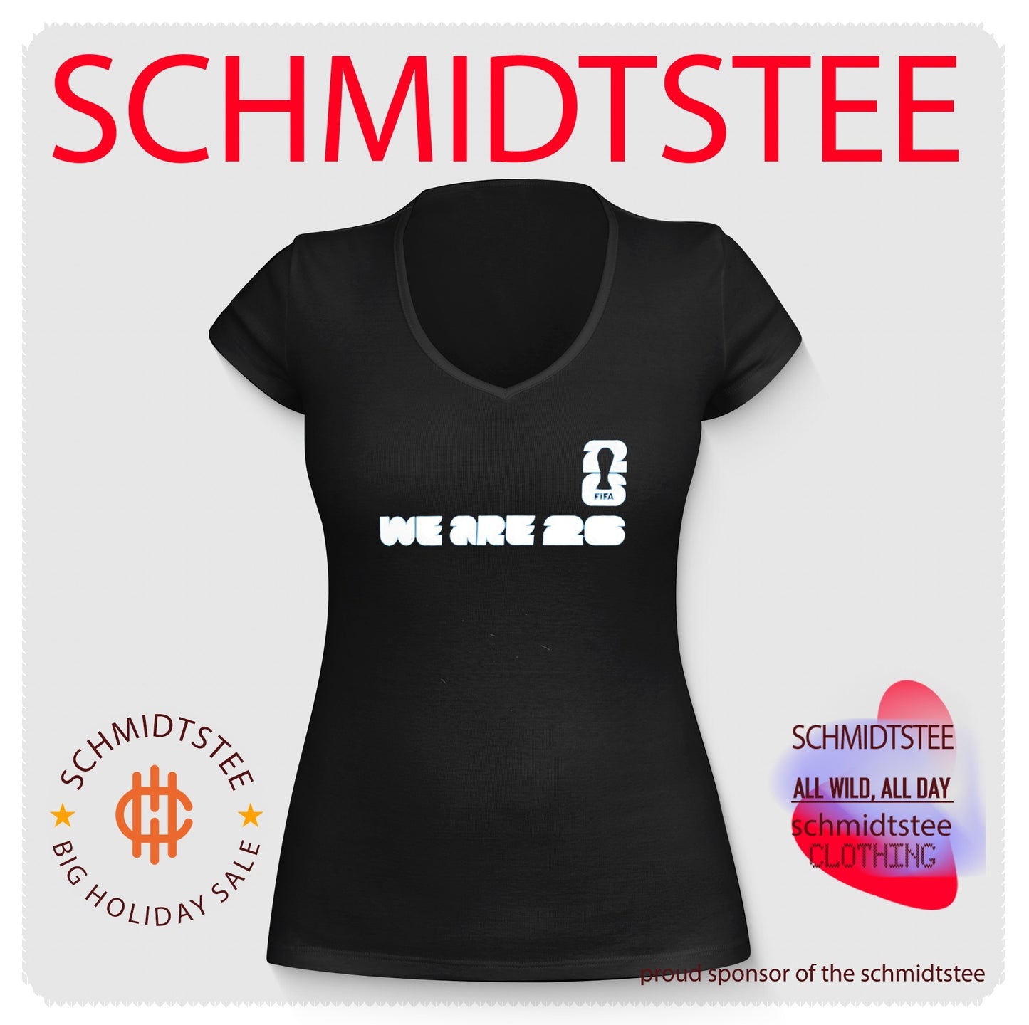We Are 2026 Coupe du Monde de la FIFA logo shirt