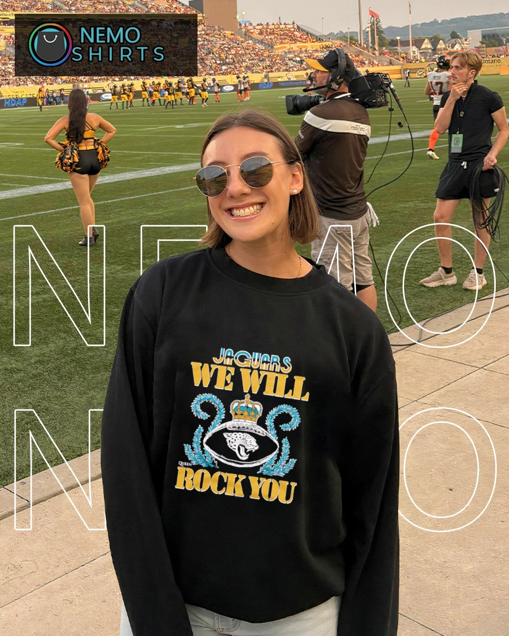 We will rock you Jacksonville Jaguars crown queen shirt