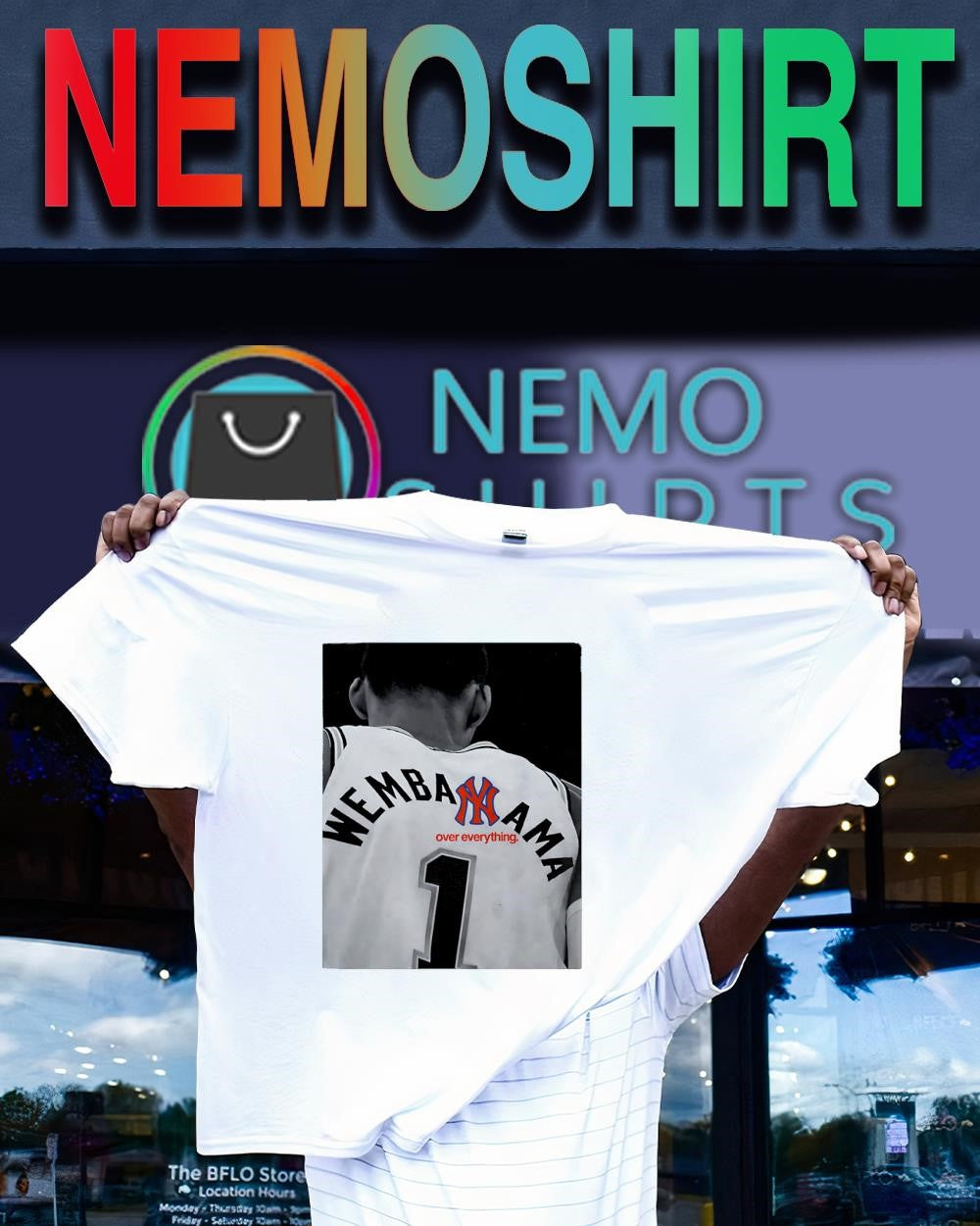 Wembanyama NBA Finals 2026 New York Yankees over everything shirt