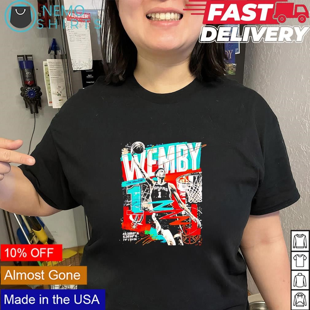 Wemby 1 Victor Wembanyama San Antonio Spurs shirt