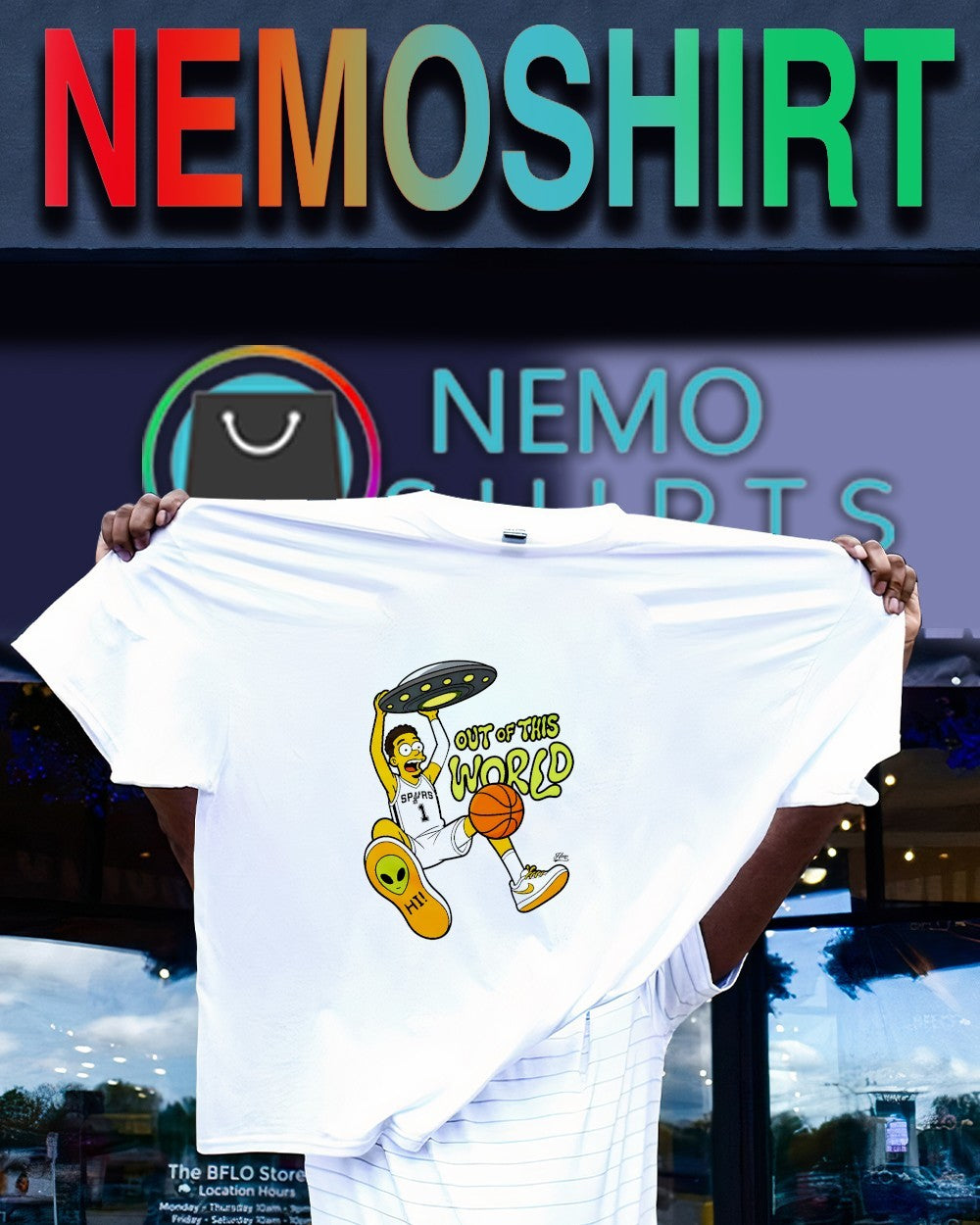 Wemby Alien Spurs out of this world shirt