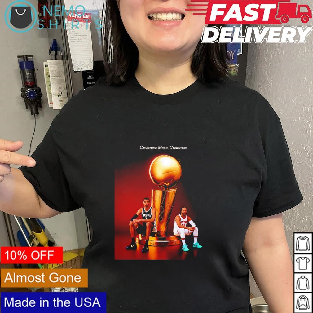 Wemby Spurs vs Brunson Knicks Greatness Meets Greatness NBA Finals 2026 trophy shirt