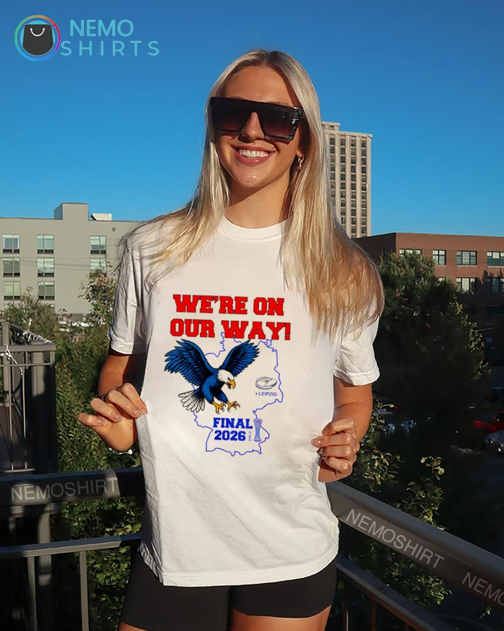 We’re On Our Way final 2026 eagle shirt