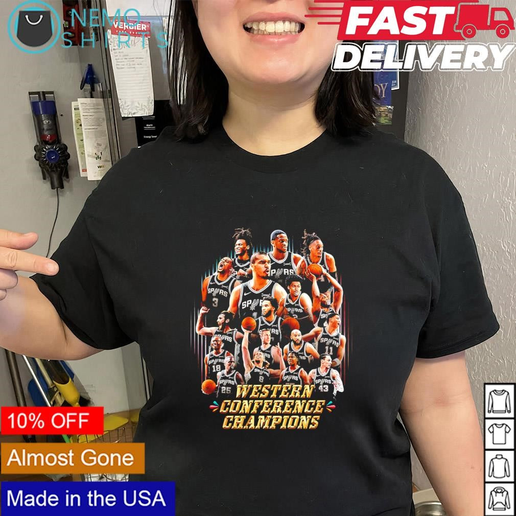 Western Conference Champions San Antonio Spurs 2026 NBA big team shirt