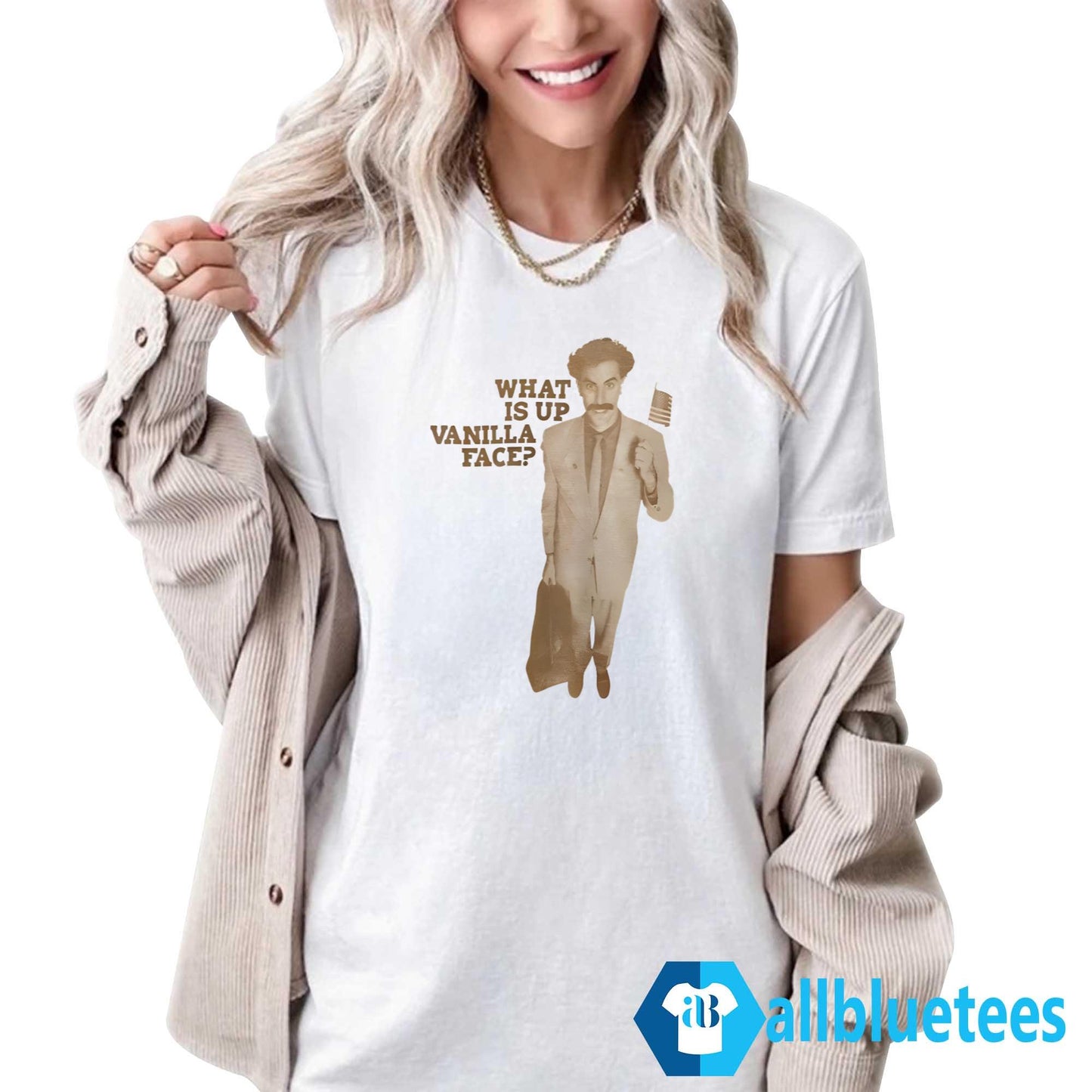 What Is Up Vanilla Face Shirt