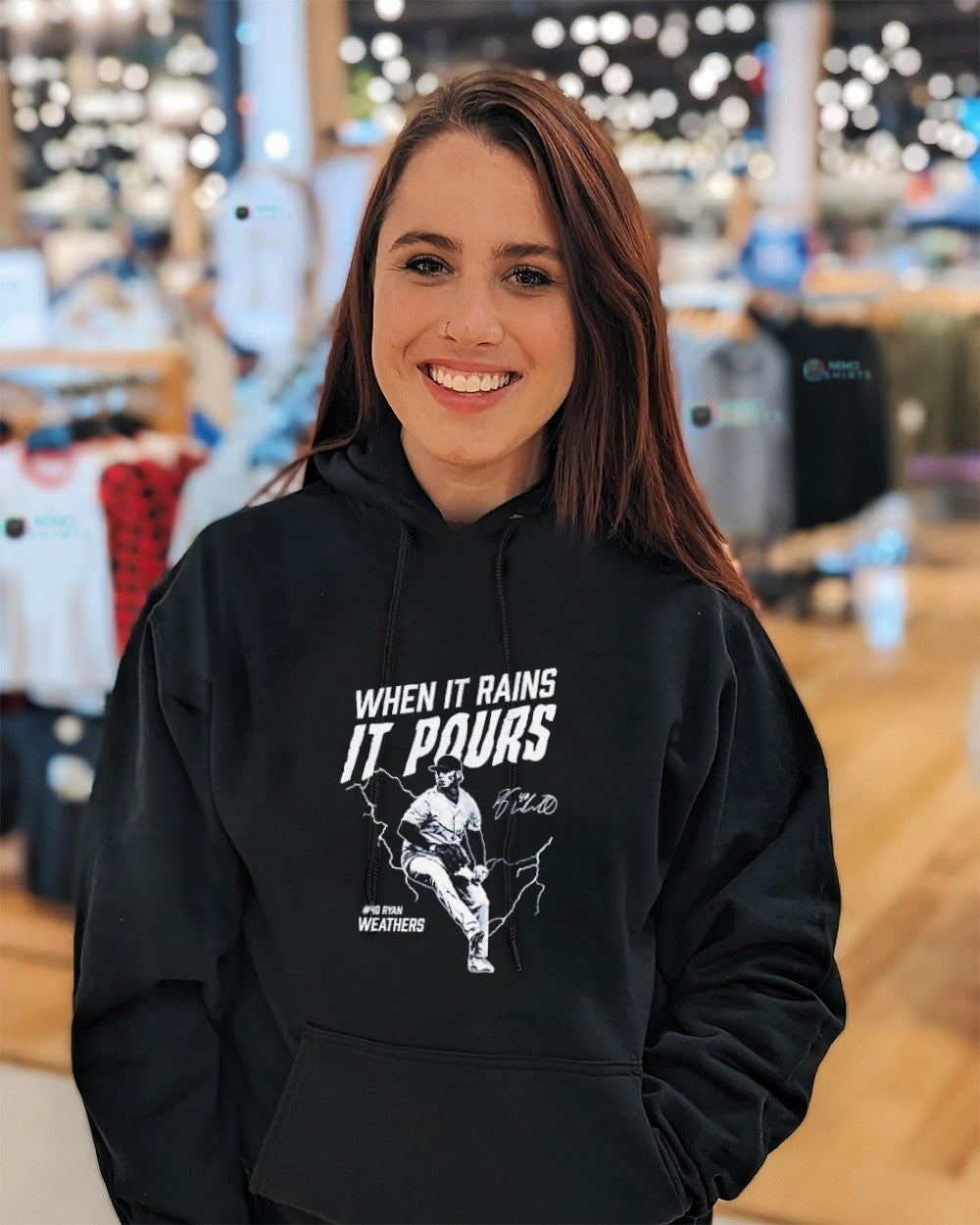 When it rains it pours Ryan Weathers New York Yankees shirt