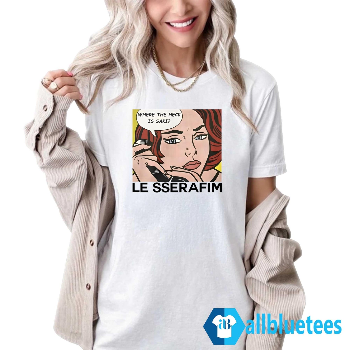 Where The Heck Is Saki Le Sserafim Shirt